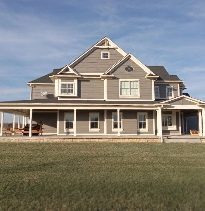 Front view of house